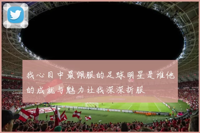 我心目中最佩服的足球明星是谁他的成就与魅力让我深深折服