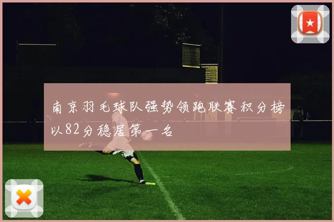 南京羽毛球队强势领跑联赛积分榜以82分稳居第一名