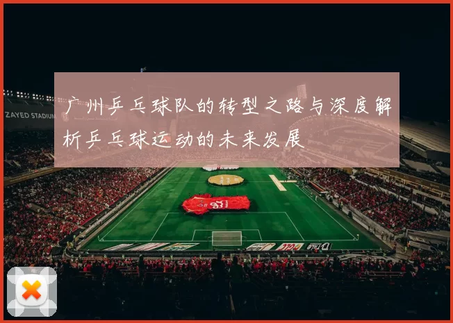 广州乒乓球队的转型之路与深度解析乒乓球运动的未来发展